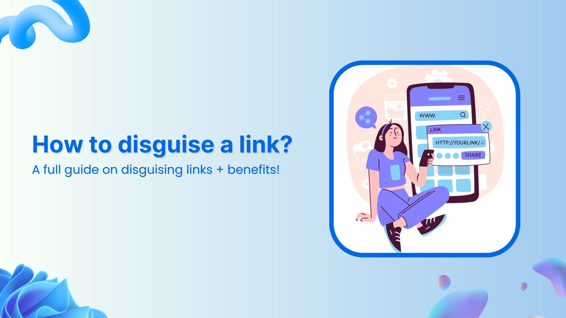 How to disguise a link using a URL shortener?