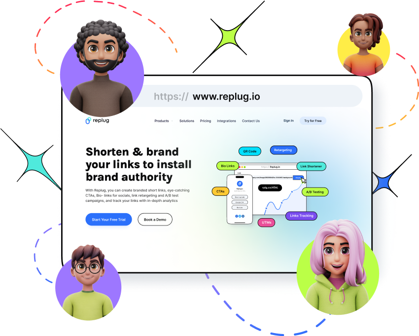 Best linktree alternative link in bio tool by Replug